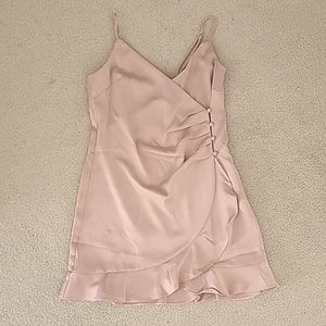 Satin Pink Dress